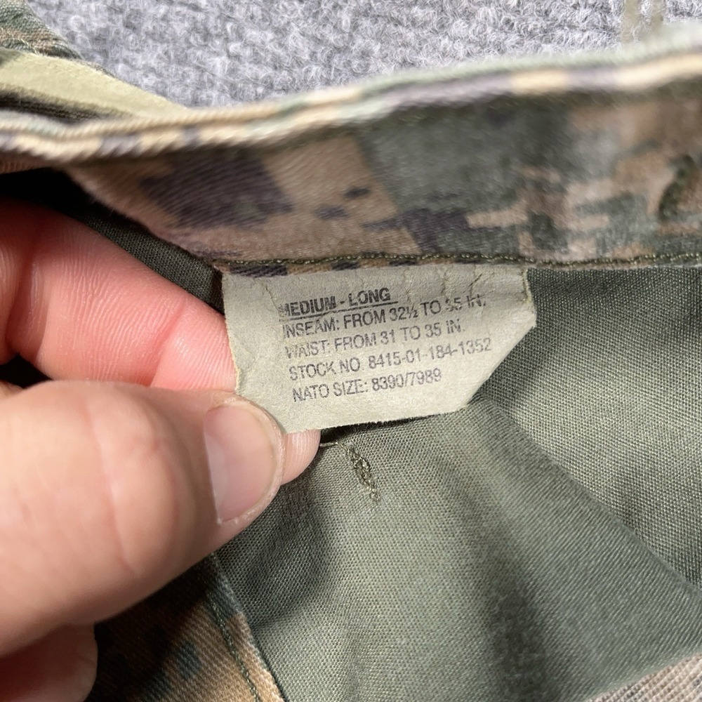Mens Tru Spec Digital Camo Pants Double Knee Sz M-Long 31-35 x 32.5-35 Military - Picture 7 of 13
